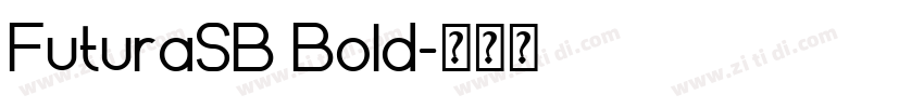 FuturaSB Bold字体转换